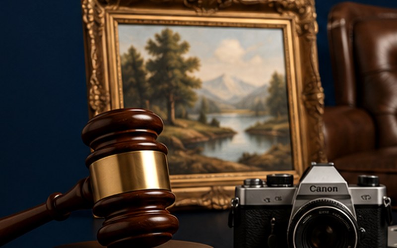 Vintage collectables, art, cameras and memorabilia