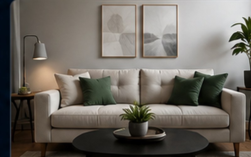 Modern lounge furniture and home décor